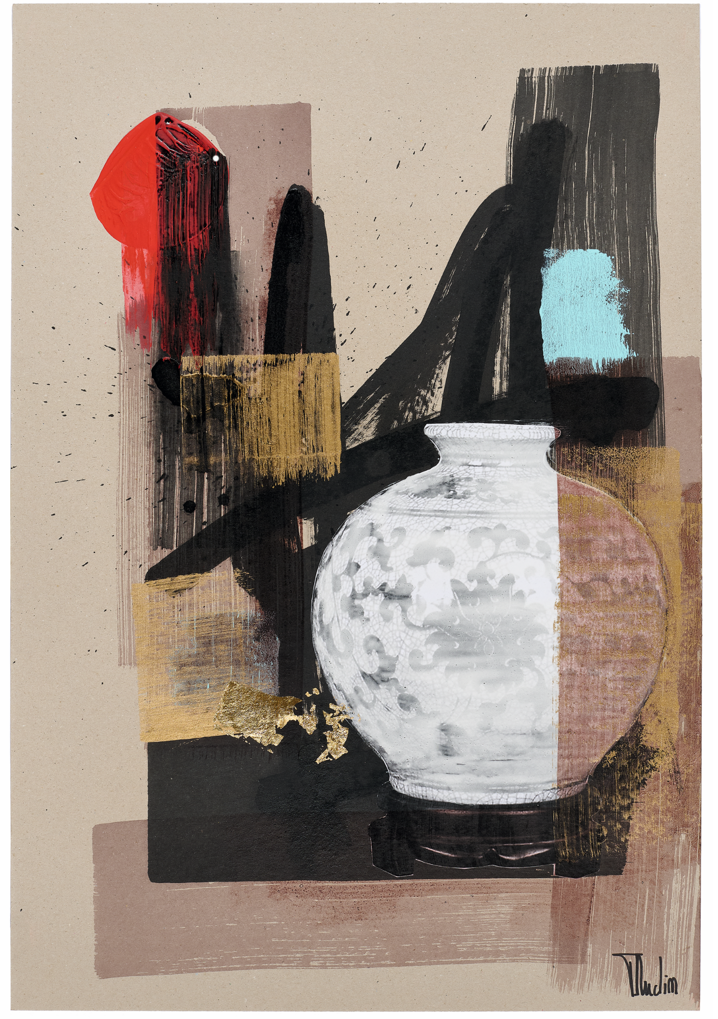 Lithographie "Vase Ming 2025"